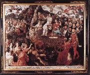 CLAEISSENS, Pieter the Younger Allegory of the 1577 Peace in the Low Countries dfg painting